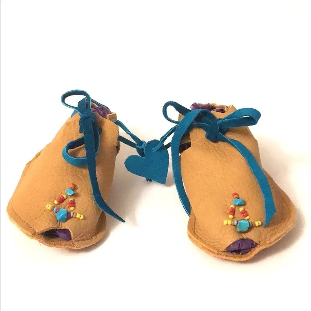 Baby Cherokee leather mocasines NEW softest shoes